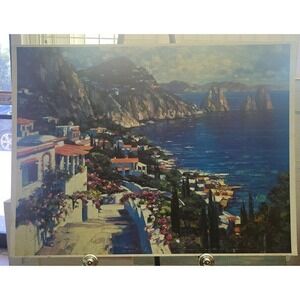 Vintage HOWARD BEHRENS LANDSCAPE GICLEE PRINT